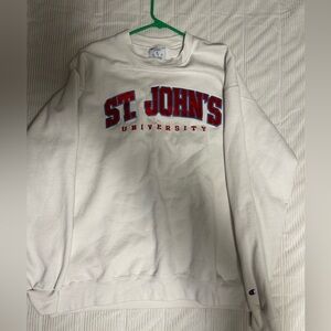 Vintage 90s St John’s Champion Sweatshirt XL White